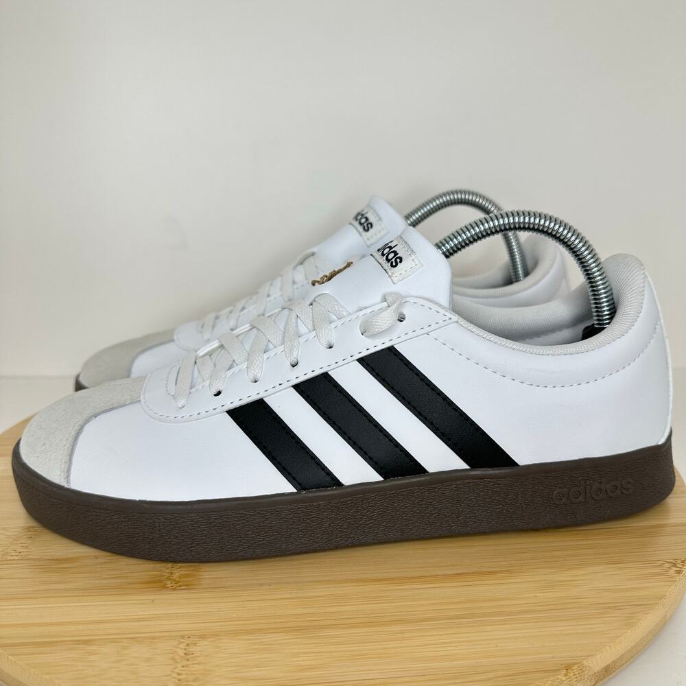 Adidas VL Court Base Sneaker Shoes White ID3714 Womens Size 9.5 NEW - Picture 4 of 7